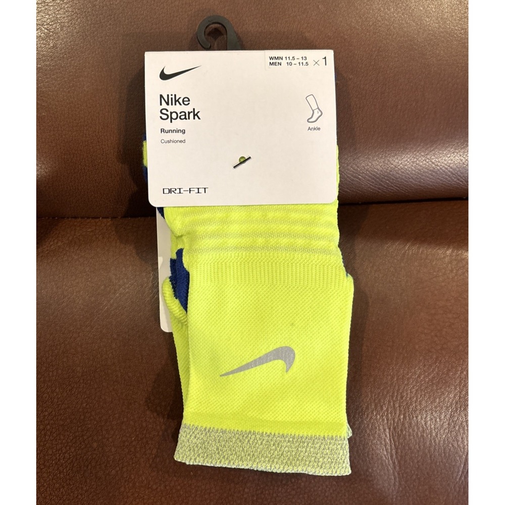 Nike Spark Cushioned Running Socks Ankle Size Mens 10 - 11.5 NWT CU7199-703